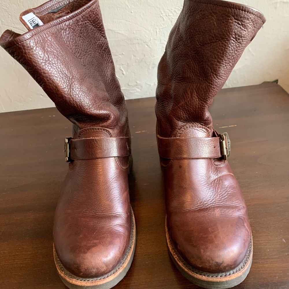 Frye Moto Boots